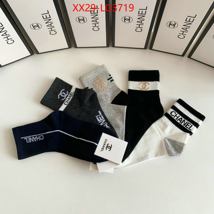 Sock-Chanel replcia cheap ID: LG3719 $: 29USD