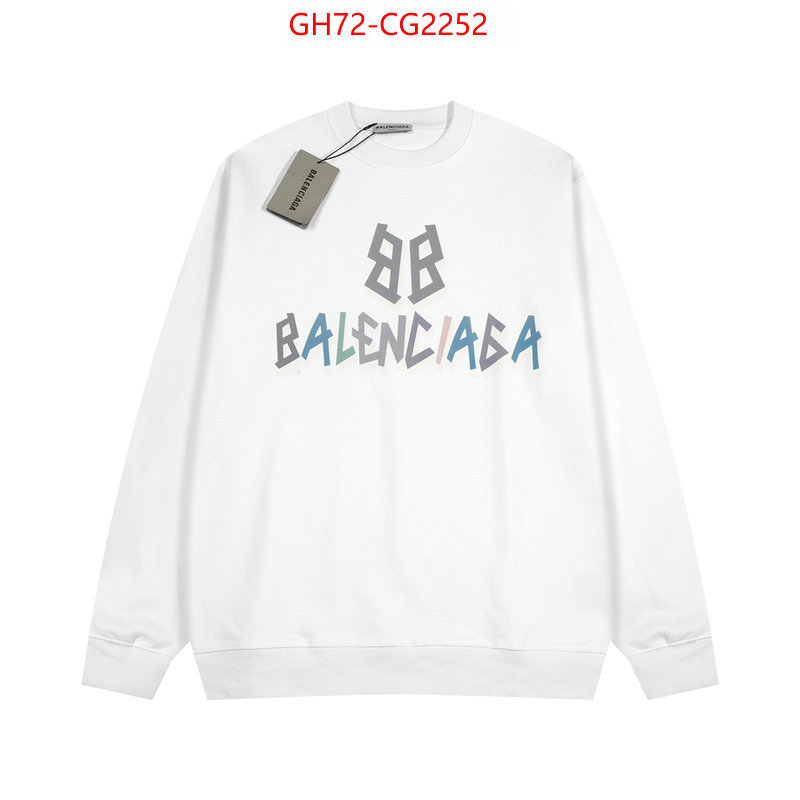 Clothing-Balenciaga buy best high-quality ID: CG2252 $: 72USD