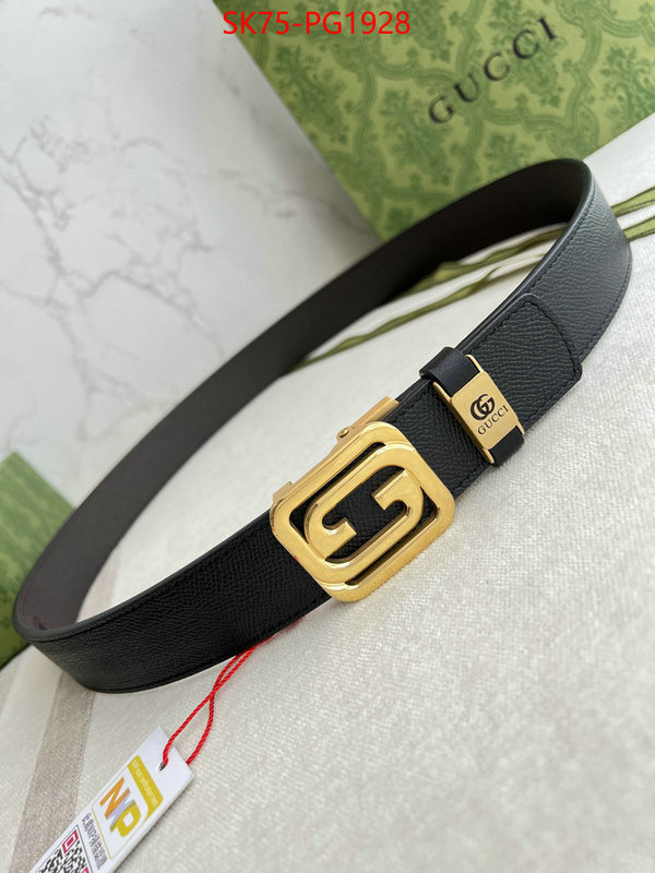 Belts-Gucci designer fake ID: PG1928 $: 75USD