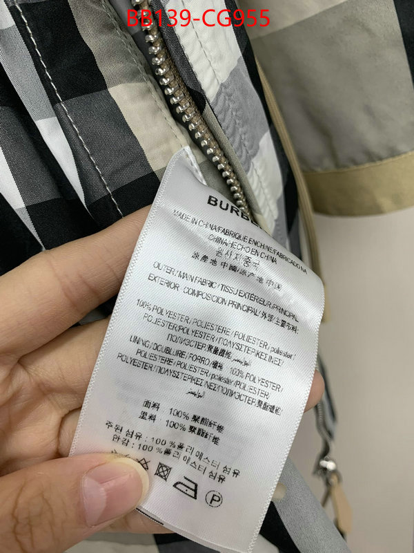 Clothing-Burberry perfect quality ID: CG955 $: 139USD