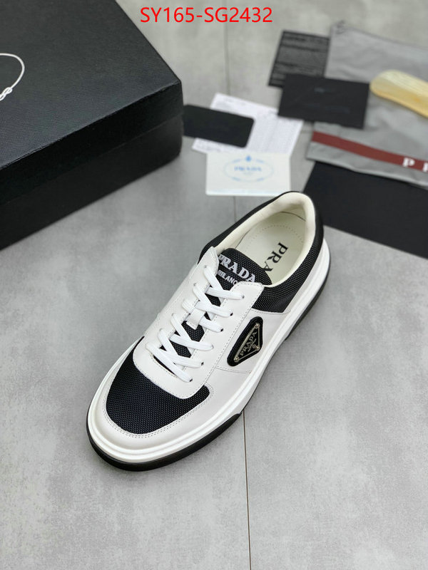 Men shoes-Prada 1:1 replica wholesale ID: SG2432 $: 165USD