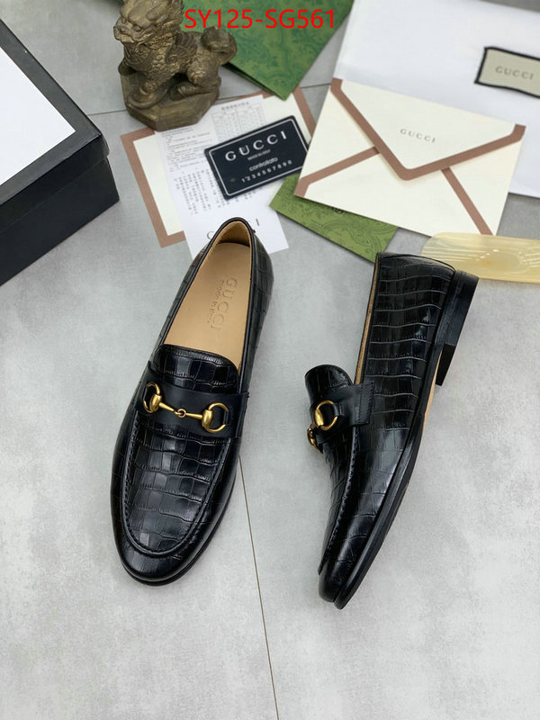 Men Shoes-Gucci top 1:1 replica ID: SG561 $: 125USD