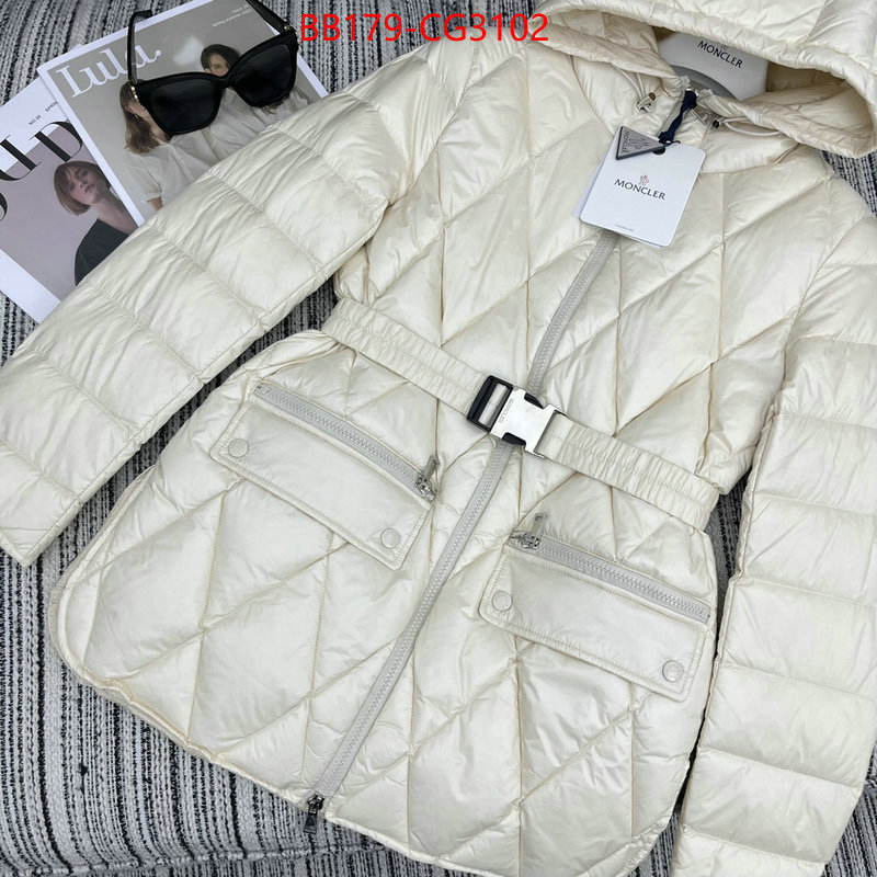 Down jacket Men-Moncler buy aaaaa cheap ID: CG3102 $: 179USD