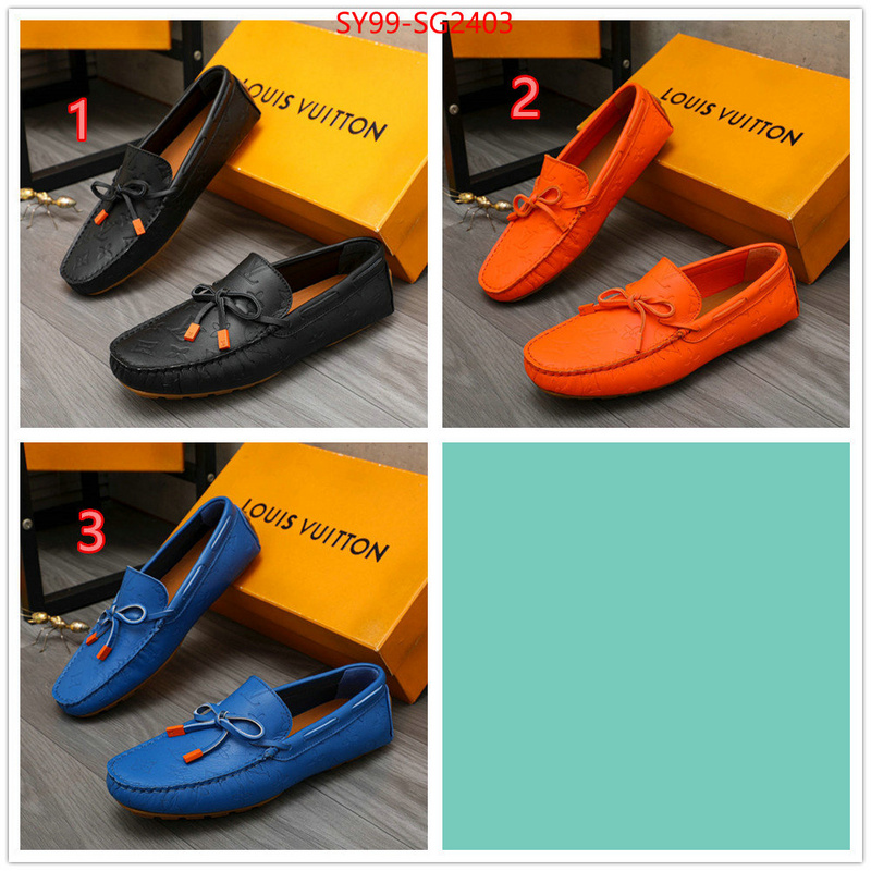 Men Shoes-LV designer fake ID: SG2403 $: 99USD