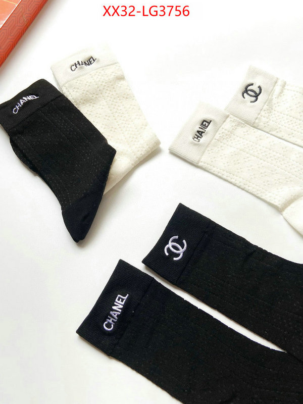 Sock-Chanel highest quality replica ID: LG3756 $: 32USD