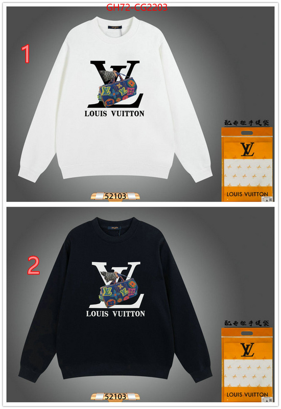 Clothing-LV wholesale replica shop ID: CG2203 $: 72USD