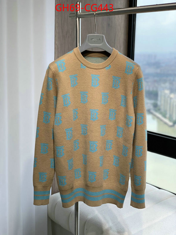 Clothing-Burberry top quality designer replica ID: CG443 $: 69USD