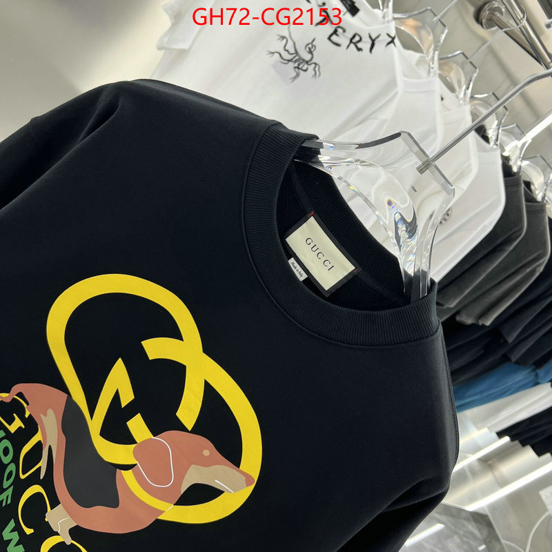 Clothing-Gucci top grade ID: CG2153 $: 72USD