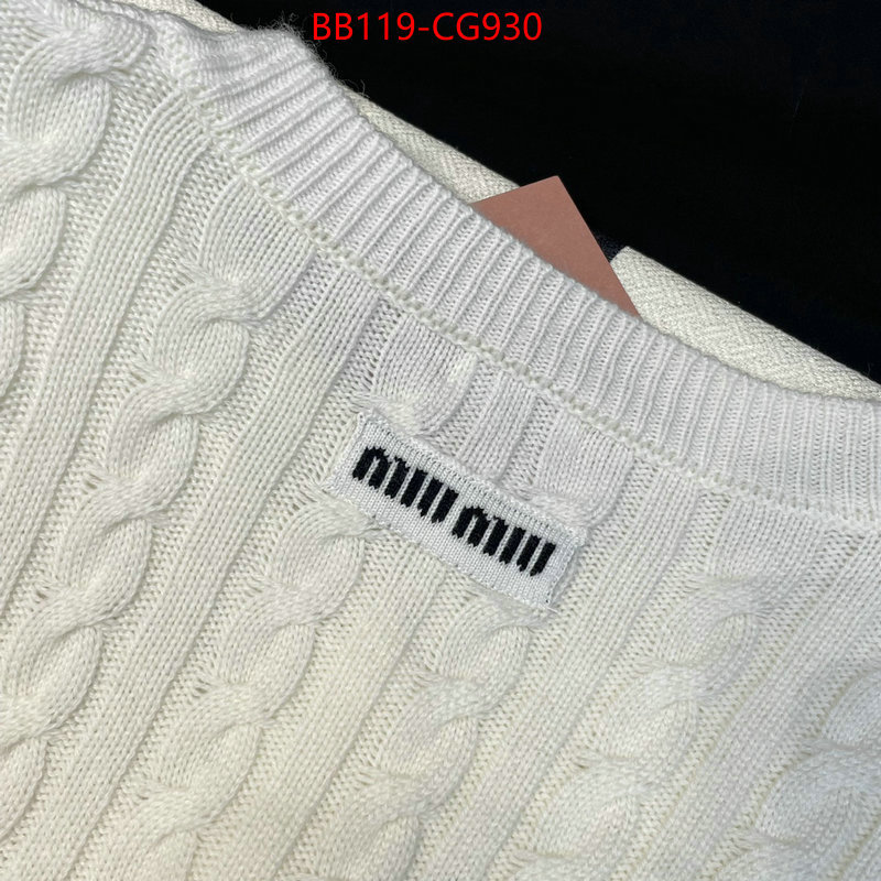 Clothing-MIU MIU the best quality replica ID: CG930 $: 119USD
