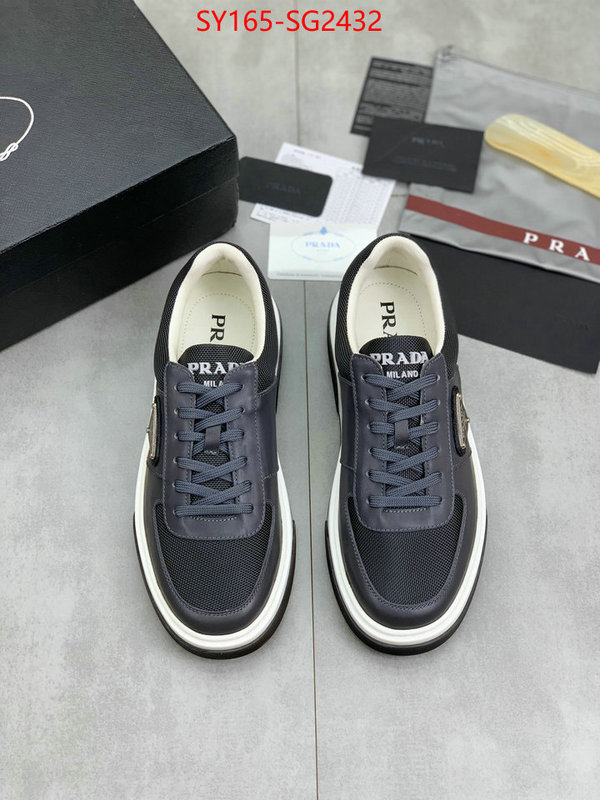 Men shoes-Prada 1:1 replica wholesale ID: SG2432 $: 165USD