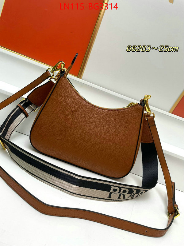 Prada Bags (4A)-Diagonal- new ID: BG3314 $: 115USD