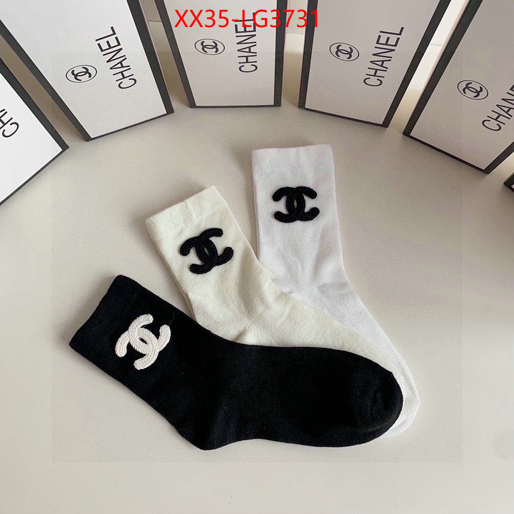 Sock-Chanel mirror copy luxury ID: LG3731 $: 35USD