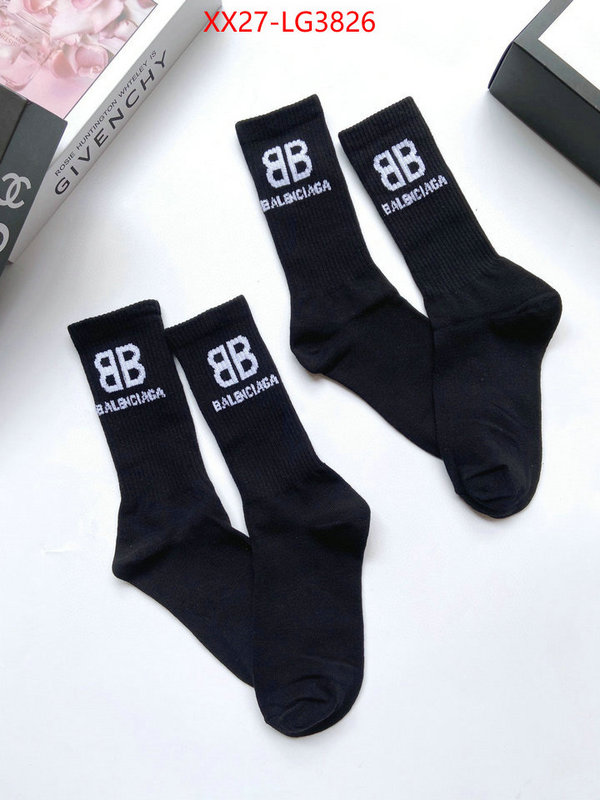 Sock-Balenciaga aaaaa ID: LG3826 $: 27USD