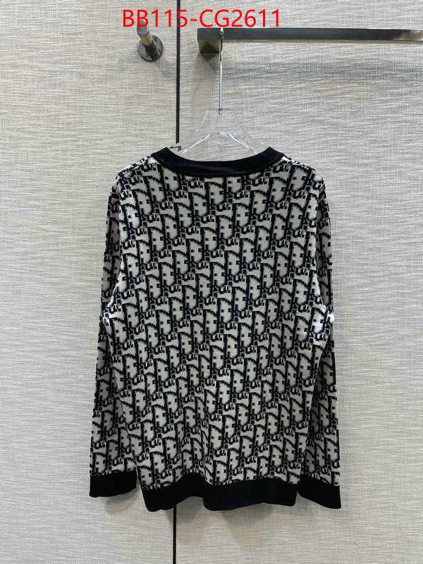 Clothing-Dior designer fake ID: CG2611 $: 115USD