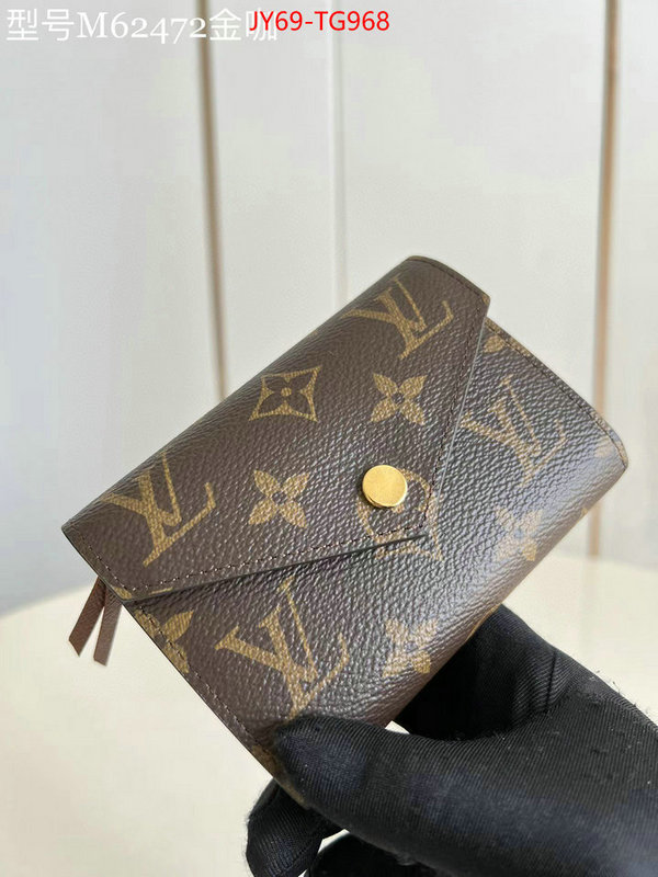 LV Bags(TOP)-Wallet outlet 1:1 replica ID: TG968 $: 69USD