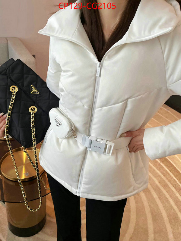 Down jacket Women-Prada 1:1 replica wholesale ID: CG2105 $: 129USD