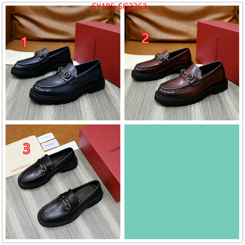 Men shoes-Ferragamo perfect replica ID: SG2363 $: 185USD