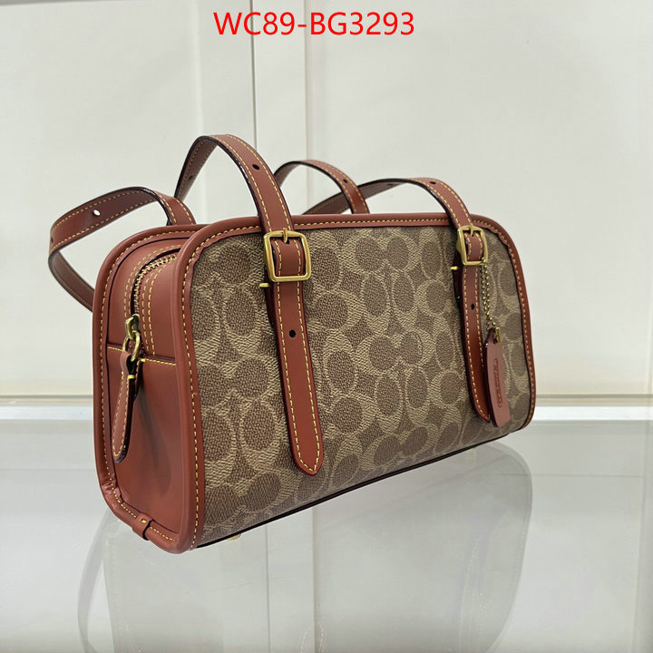 Coach Bags(4A)-Handbag- best replica new style ID: BG3293 $: 89USD