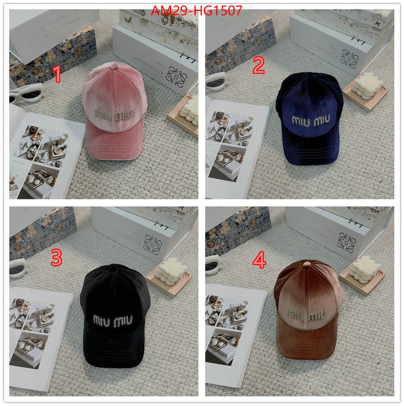 Cap(Hat)-Miu Miu quality aaaaa replica ID: HG1507 $: 29USD
