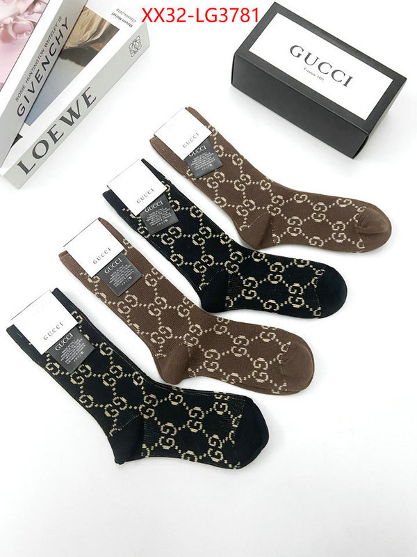 Sock-Gucci designer 1:1 replica ID: LG3781 $: 32USD