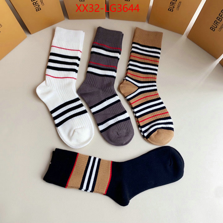 Sock-Burberry buy cheap replica ID: LG3644 $: 32USD