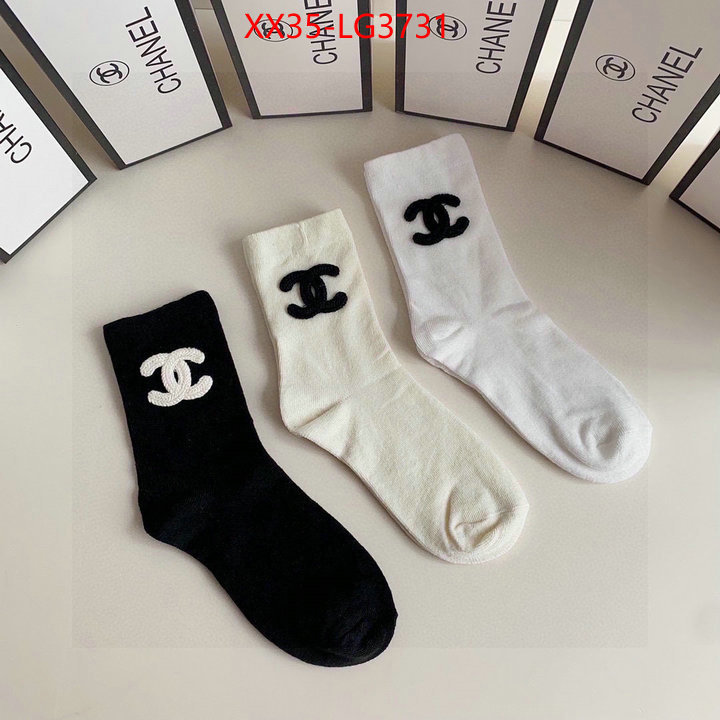 Sock-Chanel mirror copy luxury ID: LG3731 $: 35USD