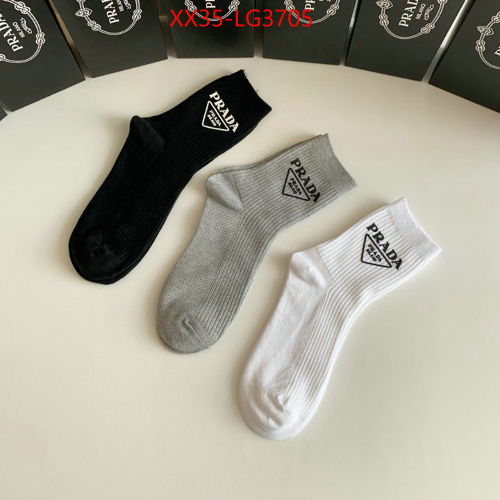 Sock-Prada best quality fake ID: LG3705 $: 35USD