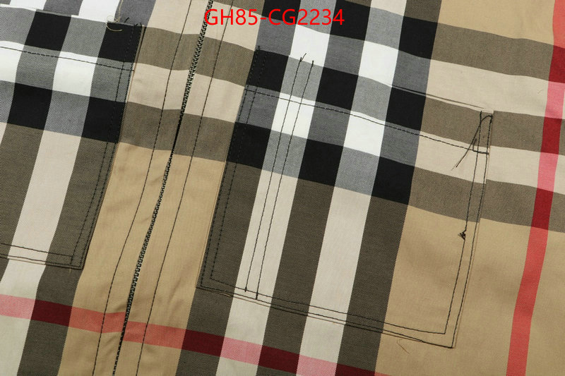 Clothing-Burberry wholesale imitation designer replicas ID: CG2234 $: 85USD