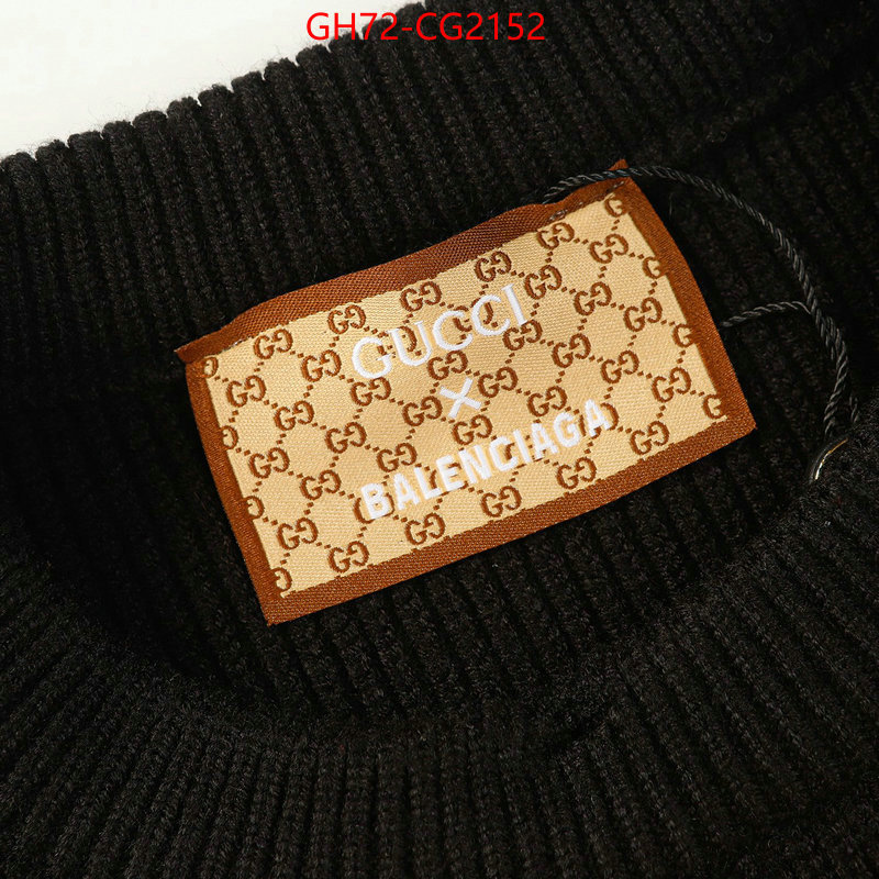 Clothing-Gucci fake cheap best online ID: CG2152 $: 72USD