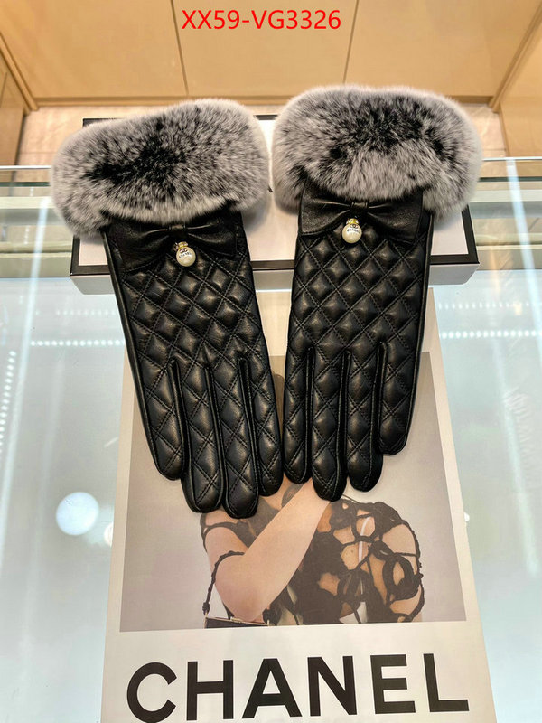 Gloves-Chanel luxury 7 star replica ID: VG3326 $: 59USD