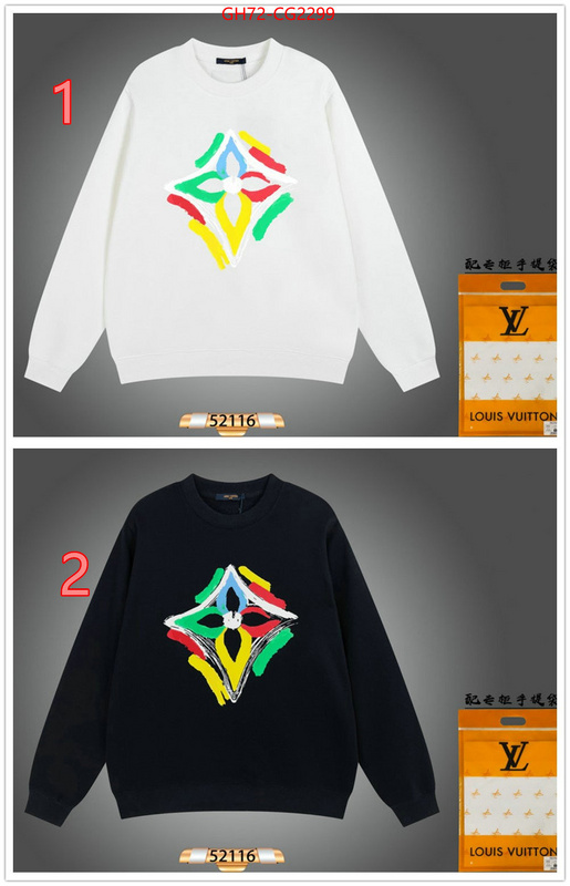 Clothing-LV how to find replica shop ID: CG2299 $: 72USD