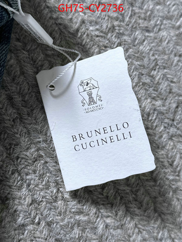 Clothing-Brunello Cucinelli the best affordable ID: CY2736 $: 75USD