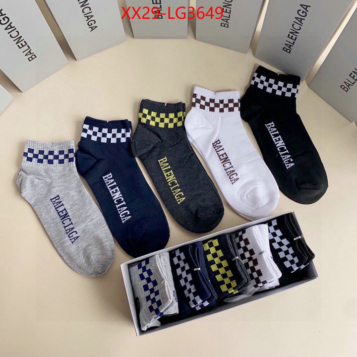 Sock-Balenciaga replcia cheap from china ID: LG3649 $: 29USD