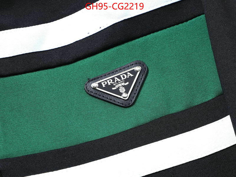 Clothing-Prada top quality website ID: CG2219 $: 95USD