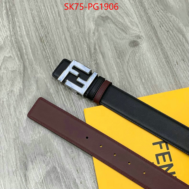 Belts-Fendi how quality ID: PG1906 $: 75USD