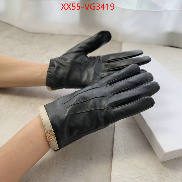 Gloves-Miu Miu top brands like ID: VG3419 $: 55USD