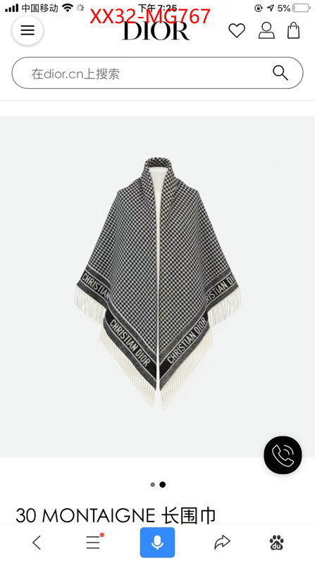 Scarf-Dior website to buy replica ID: MG767 $: 32USD