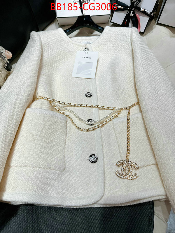 Clothing-Chanel replica aaaaa+ designer ID: CG3006 $: 185USD