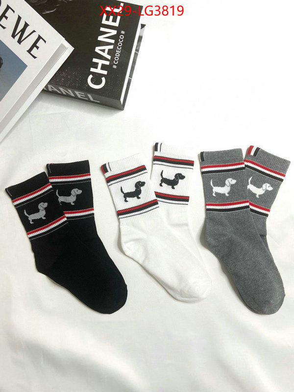 Sock-Thom Browne aaaaa class replica ID: LG3819 $: 29USD