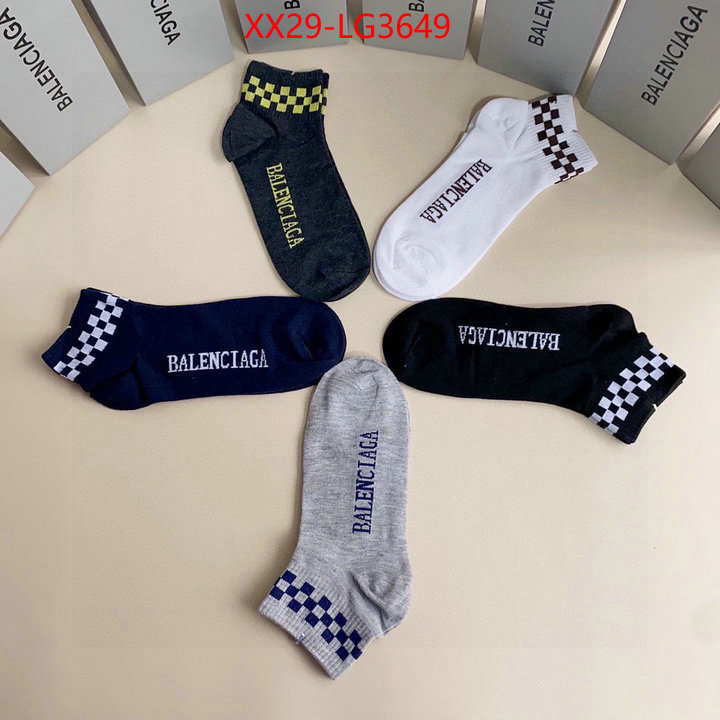 Sock-Balenciaga replcia cheap from china ID: LG3649 $: 29USD