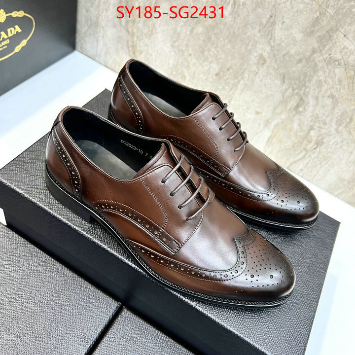 Men shoes-Prada best site for replica ID: SG2431 $: 185USD