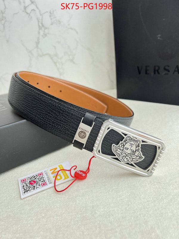 Belts-Versace shop designer replica ID: PG1998 $: 75USD