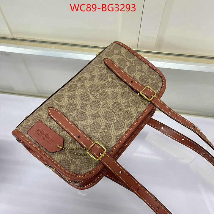 Coach Bags(4A)-Handbag- best replica new style ID: BG3293 $: 89USD