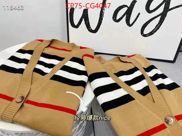 Clothing-Burberry buy luxury 2023 ID: CG4047 $: 75USD