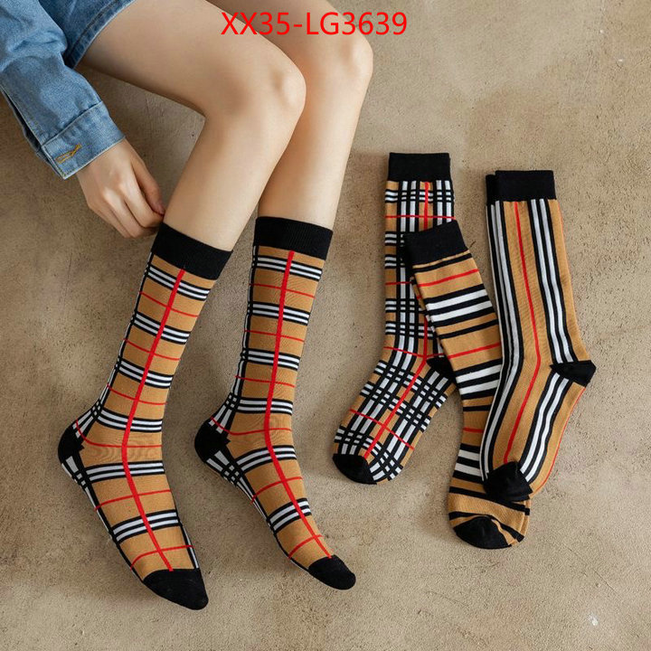 Sock-Burberry high quality customize ID: LG3639 $: 35USD