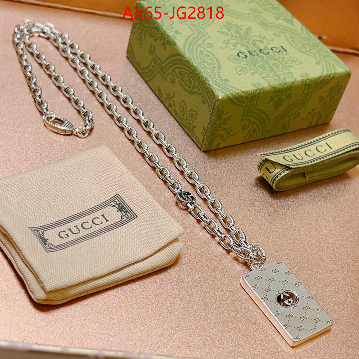 Jewelry-Gucci top perfect fake ID: JG2818 $: 65USD