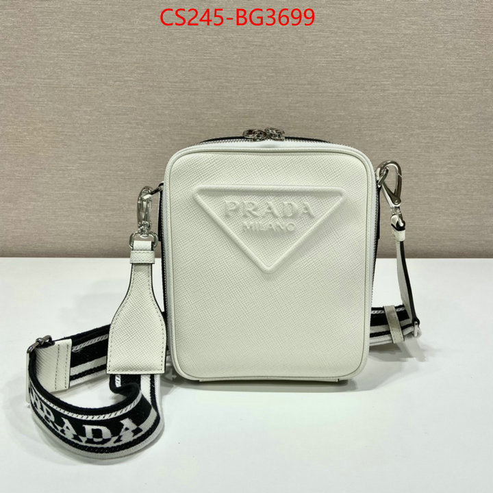 Prada Bags (TOP)-Diagonal- brand designer replica ID: BG3699 $: 245USD