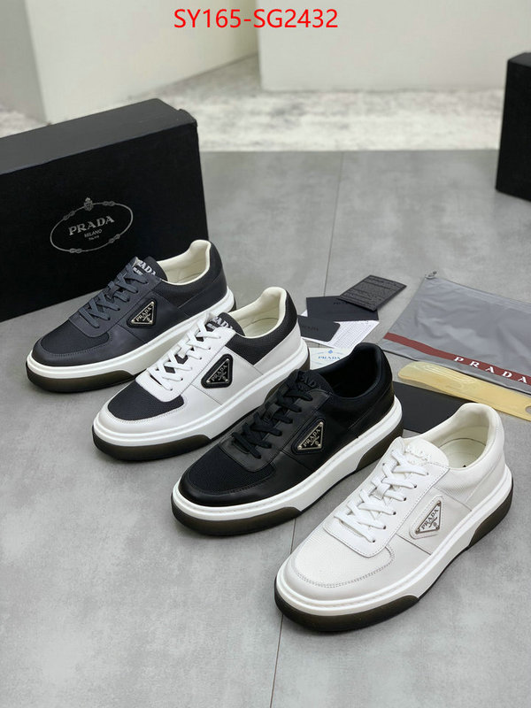 Men shoes-Prada 1:1 replica wholesale ID: SG2432 $: 165USD