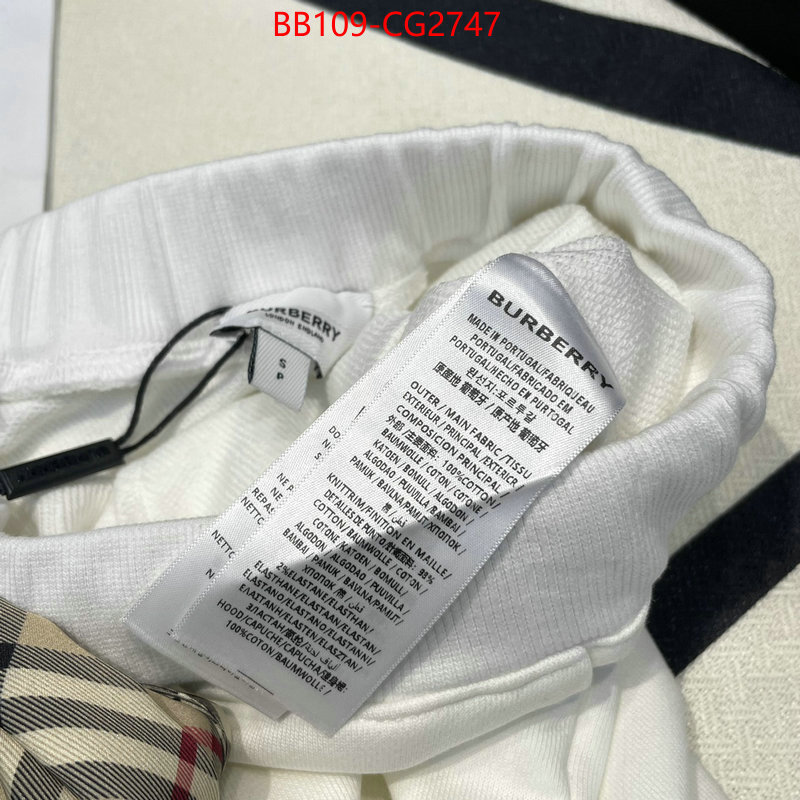 Clothing-Burberry where can i find ID: CG2747 $: 109USD