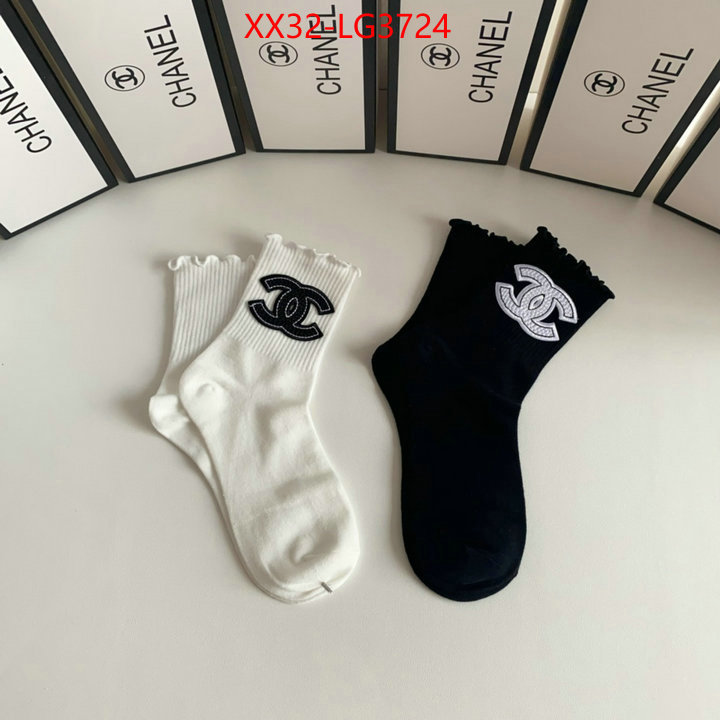Sock-Chanel how to buy replcia ID: LG3724 $: 32USD